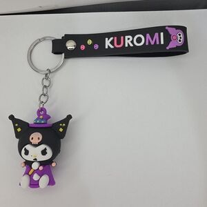 Sanrio Kuromi Purple and Black Keychain